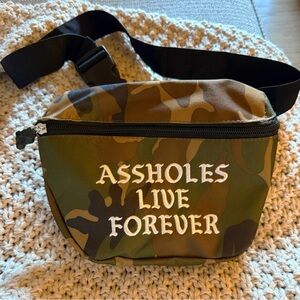 Assholes Live Forever Camo Fannypack